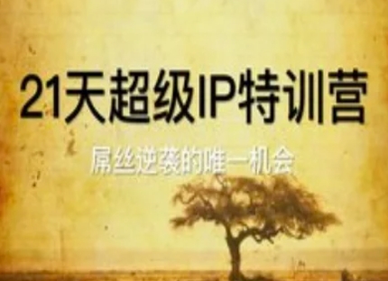 21天超级IP特训营，屌丝逆袭的唯一机会178创业网-专注分享网络创业项目落地实操课程 – 全网首发_高质量创业项目输出178创业网
