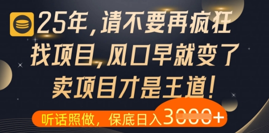 什么？25年你还在疯狂找项目做，醒醒吧，看完这些你全都懂了【揭秘】178创业网-专注分享网络创业项目落地实操课程 – 全网首发_高质量创业项目输出178创业网