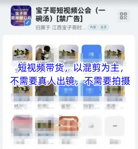 宝子哥头部团队短视频带货，以混剪为主，不需要真人出镜，不需要拍摄178创业网-专注分享网络创业项目落地实操课程 – 全网首发_高质量创业项目输出178创业网